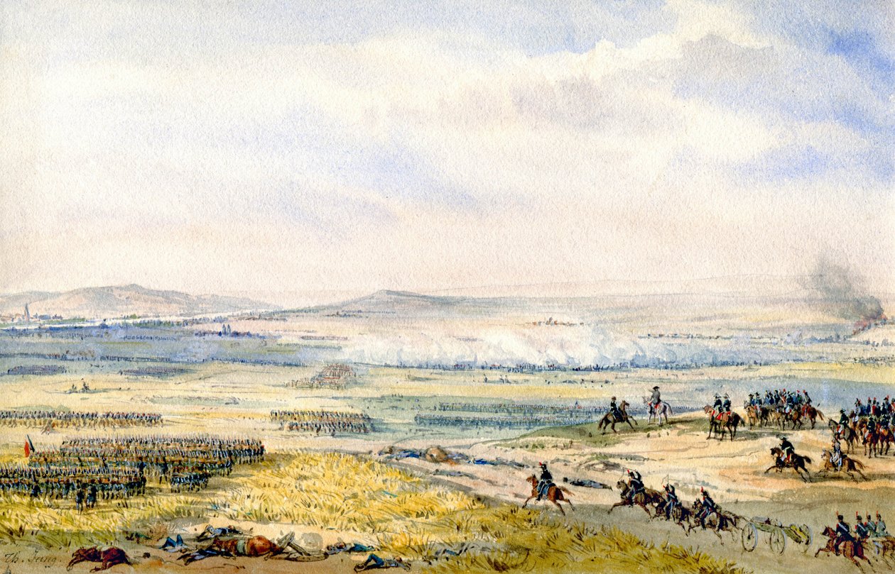 Schlacht von Wagram, ca. 1850 von Theodore Jung