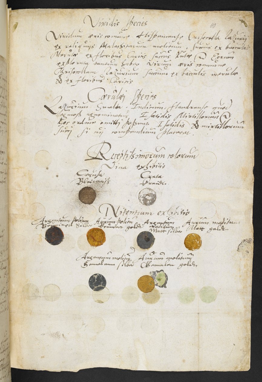 Seite aus dem Mayerne-Manuskript (MS 2052 f.80r) von Theodore Turquet de Mayerne