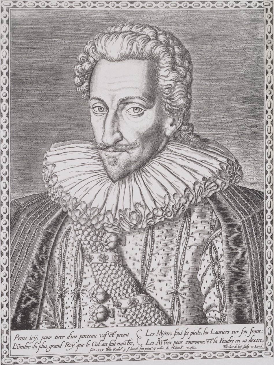 Henri IV (1553-1610) als König von Navarra von Theodore de Bry