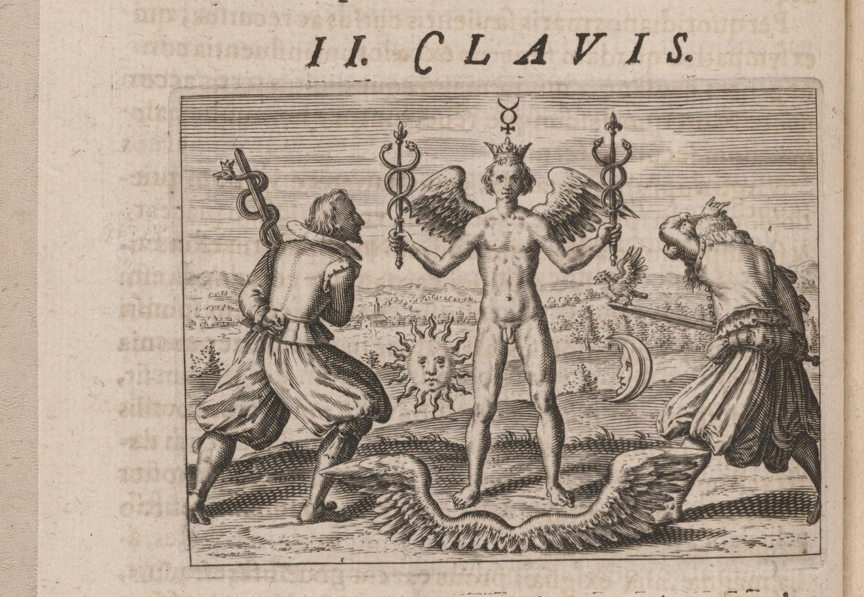 Illustration für Tripvs avrevs, hoc est, Tres tractatvs chymici selectissimi.., 1618 von Theodore de Bry