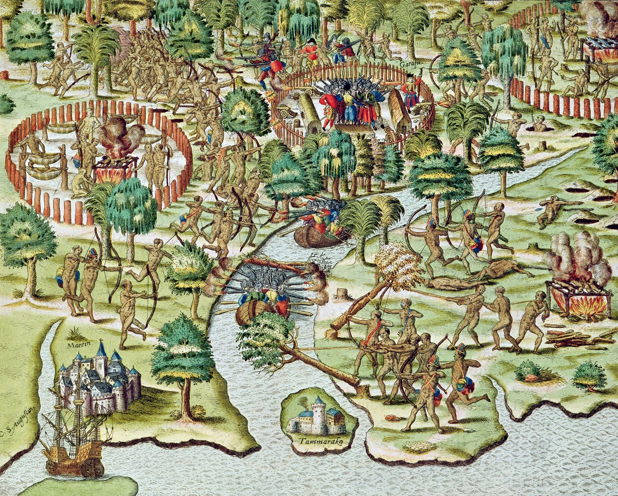 Methoden der Belagerung und des Angriffs, aus 