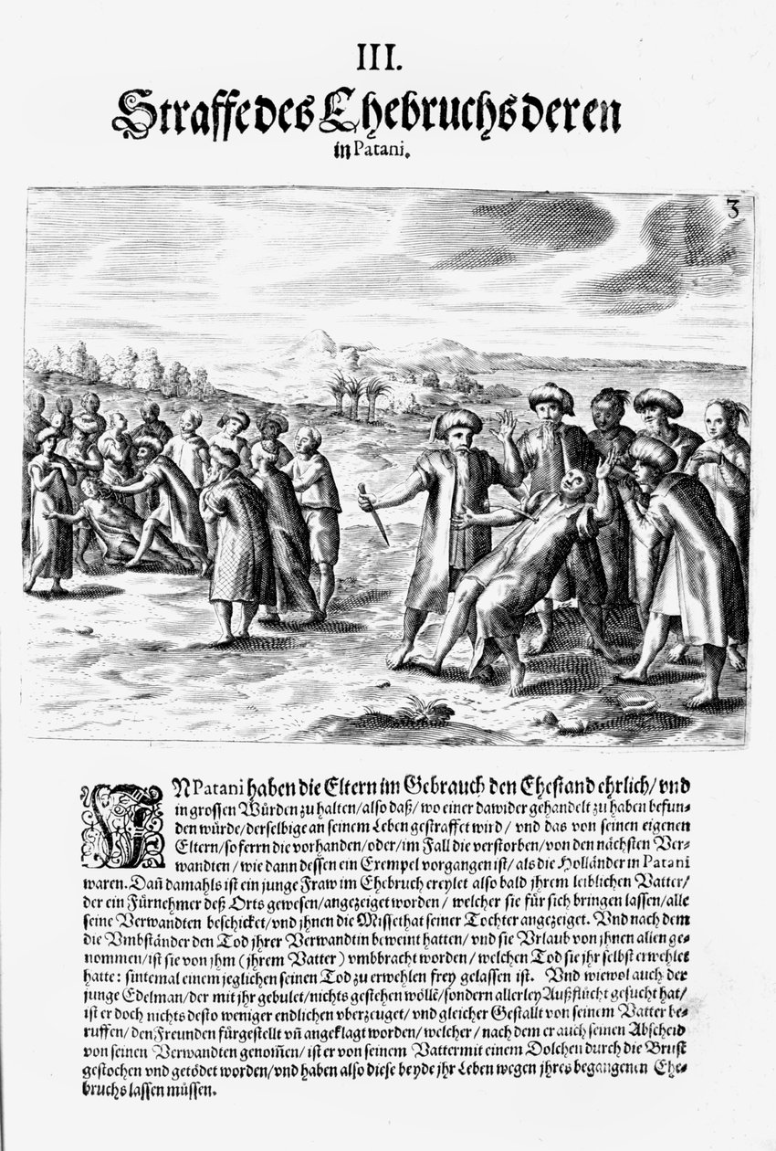 Eine Rechnung begleichen, 1606 von Theodore de Bry