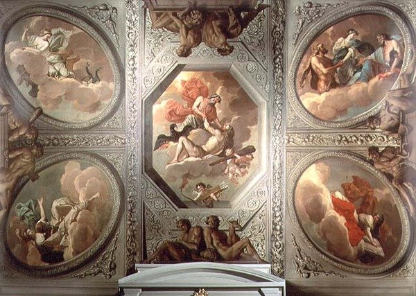 Die Apotheose des Herkules, Deckenmalerei von Theodorus van der Schuer