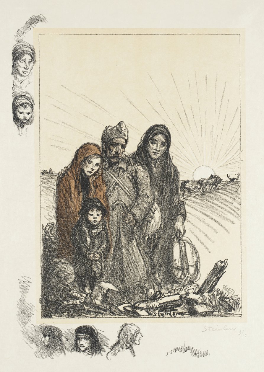 Rückkehr ins Heim von Théophile Alexandre Steinlen