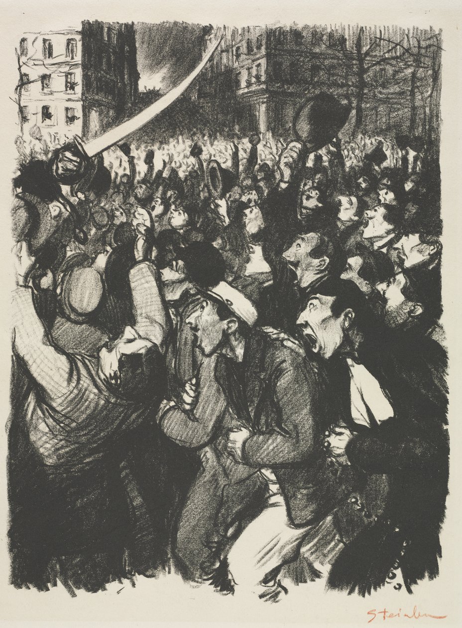 Schafe von Théophile Alexandre Steinlen