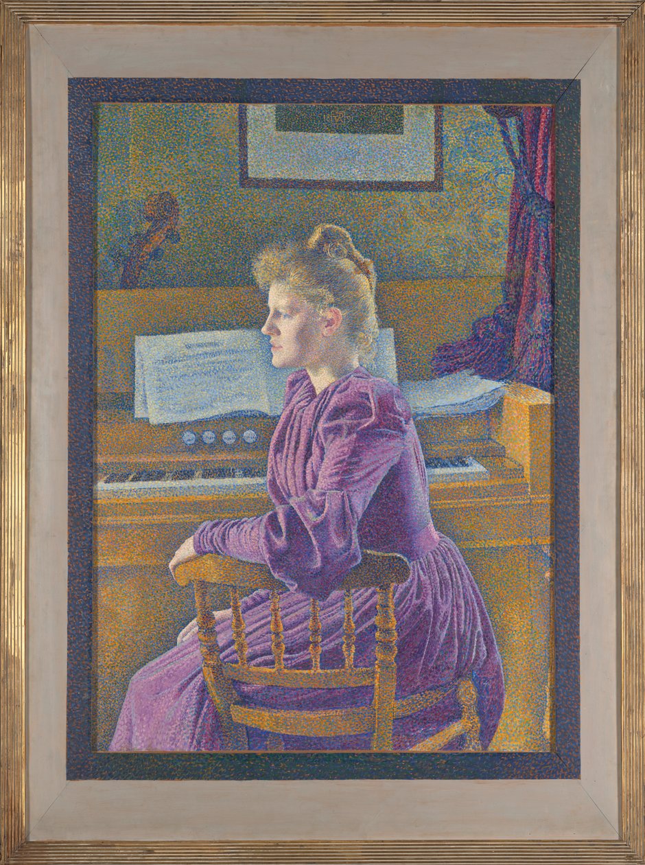 Maria Sèthe am Harmonium von Théo van Rysselberghe