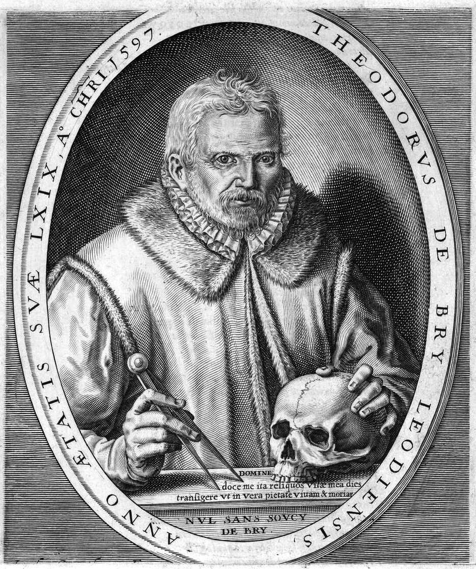 Porträt von Theodor de Bry von Theodore de Bry