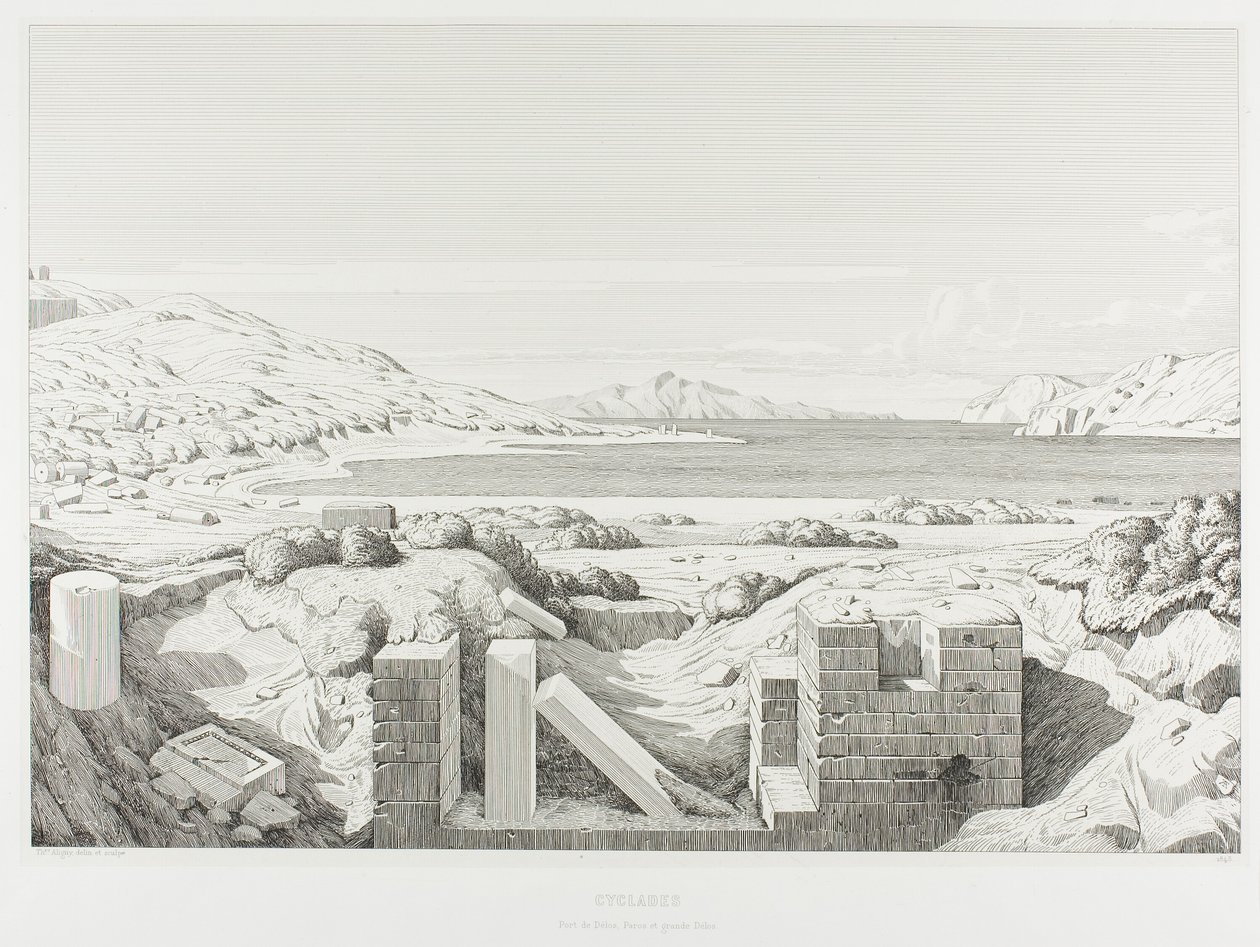 Ansicht von Korinth von Théodore Caruelle d