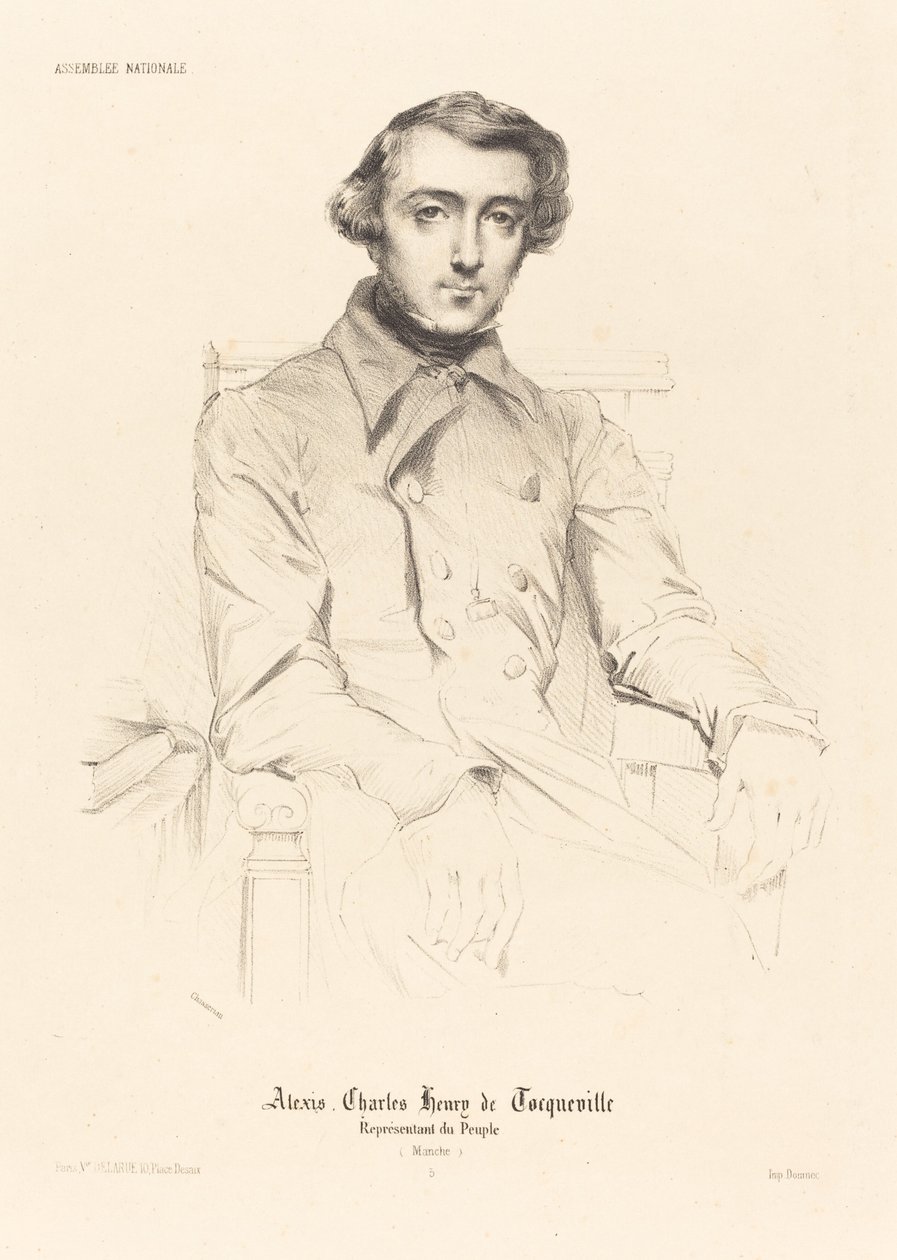 Alexis Charles Henry de Tocqueville von Théodore Chassériau