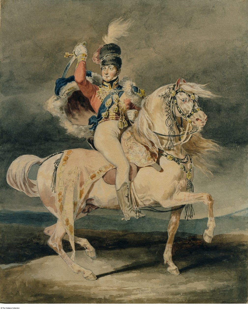 Géricault - George IV als Prinz von Wales (nach Harlow) von Theodore Gericault