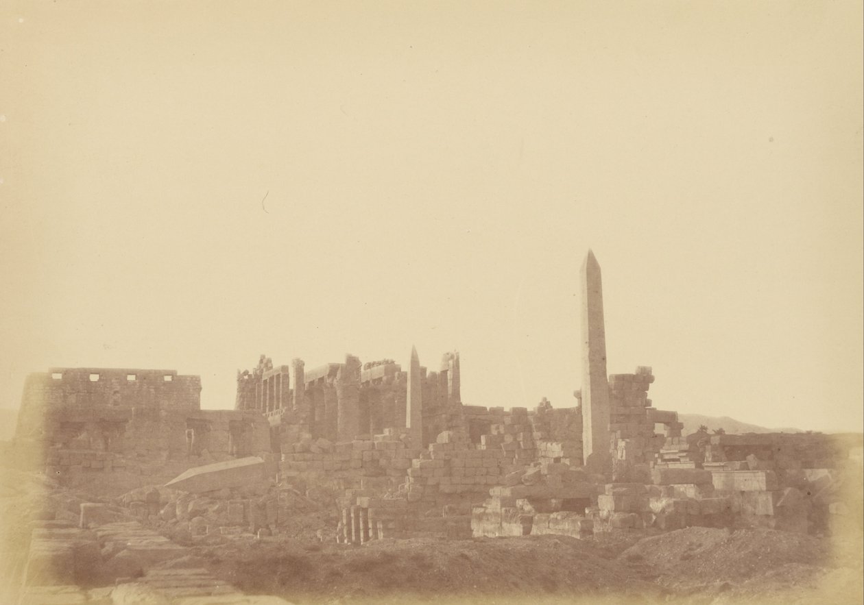 Übersicht des Palastes von Karnak von Théodule Devéria