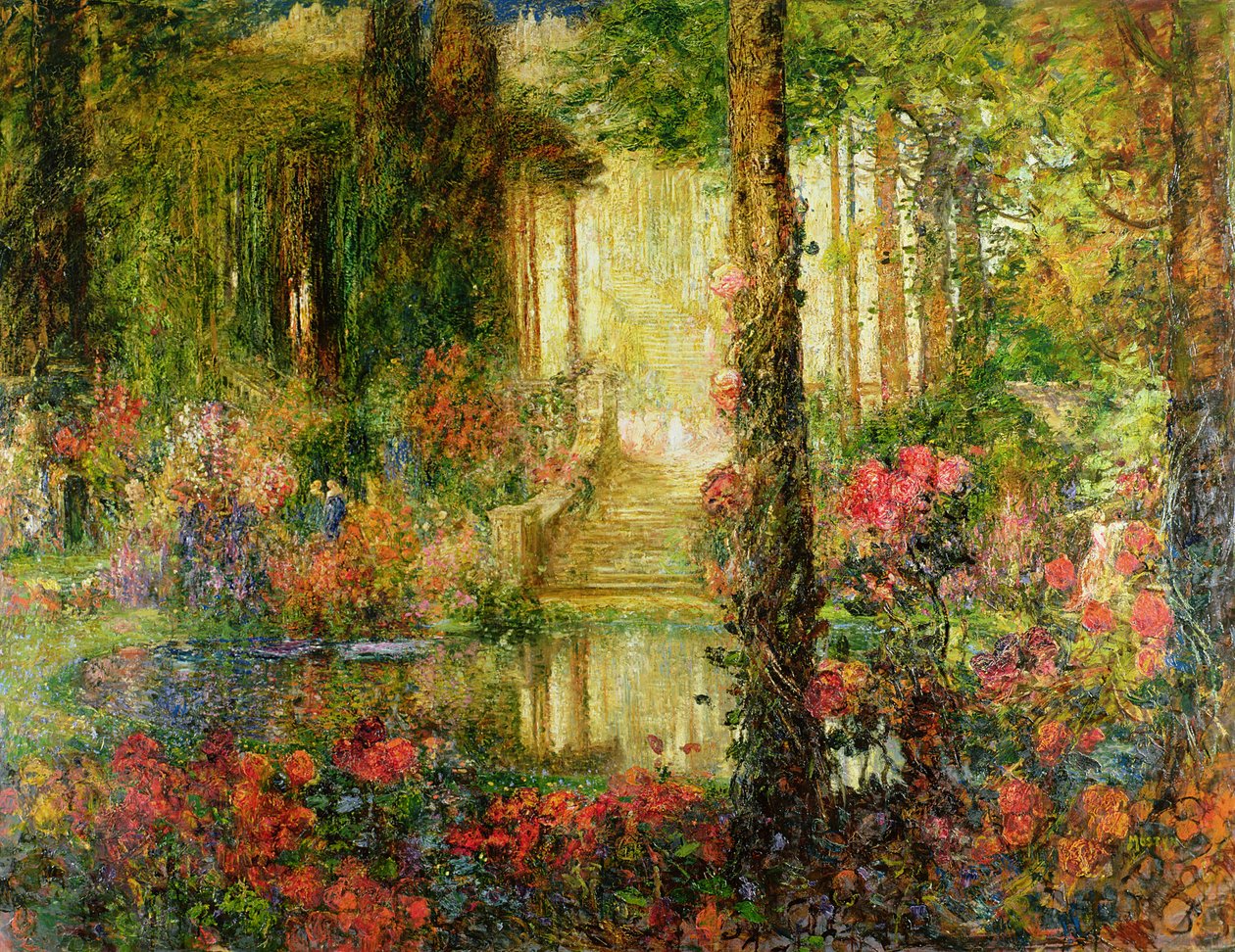 Der Garten der Verzauberung - Bühnenbild für 