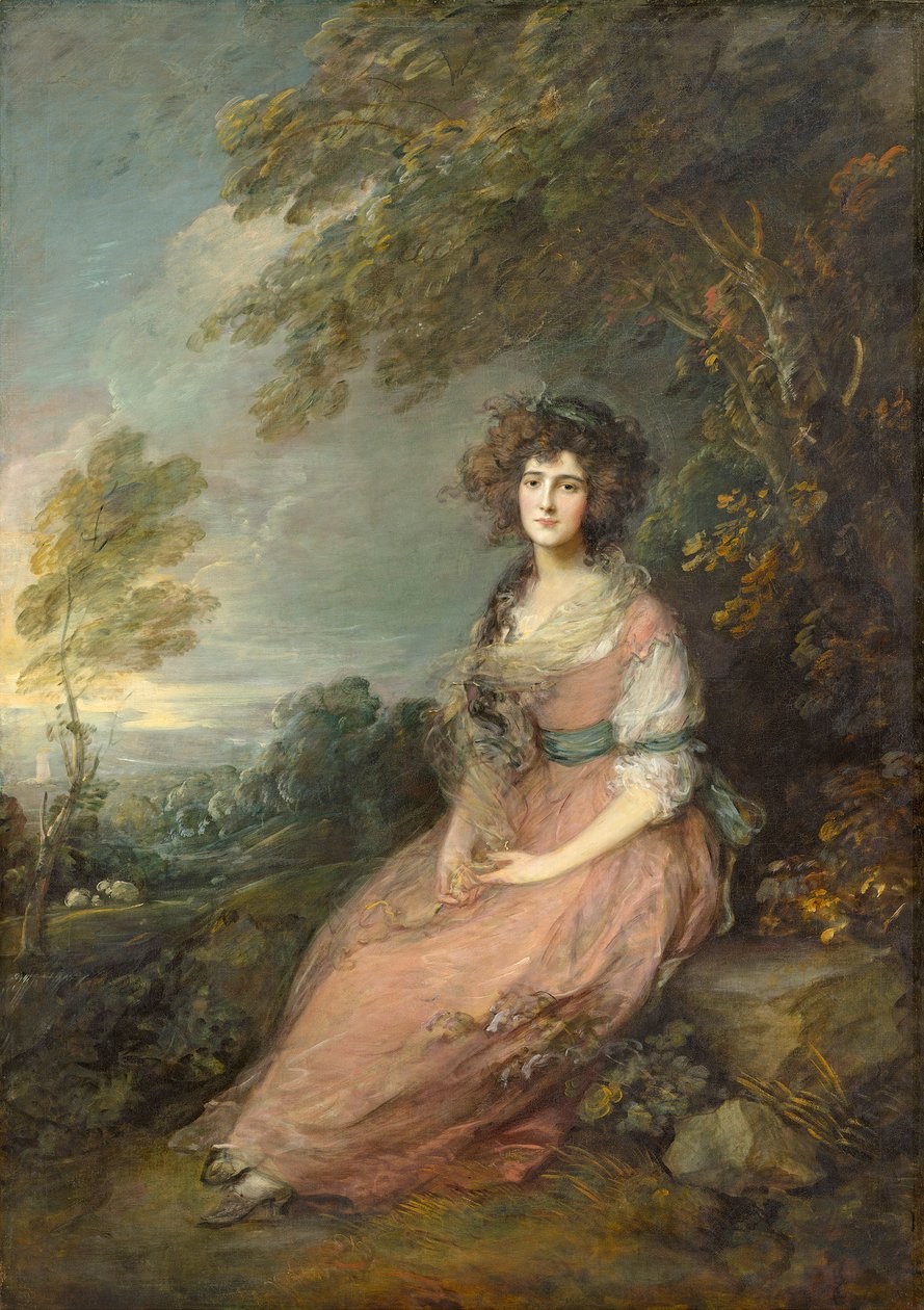 Mrs. Richard Brinsley Sheridan, 1785-87 von Thomas Gainsborough