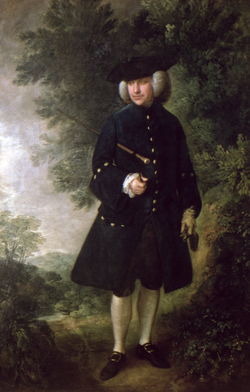 Porträt von Dr. Rice Charleton (1710-89) ca. 1764 von Thomas Gainsborough