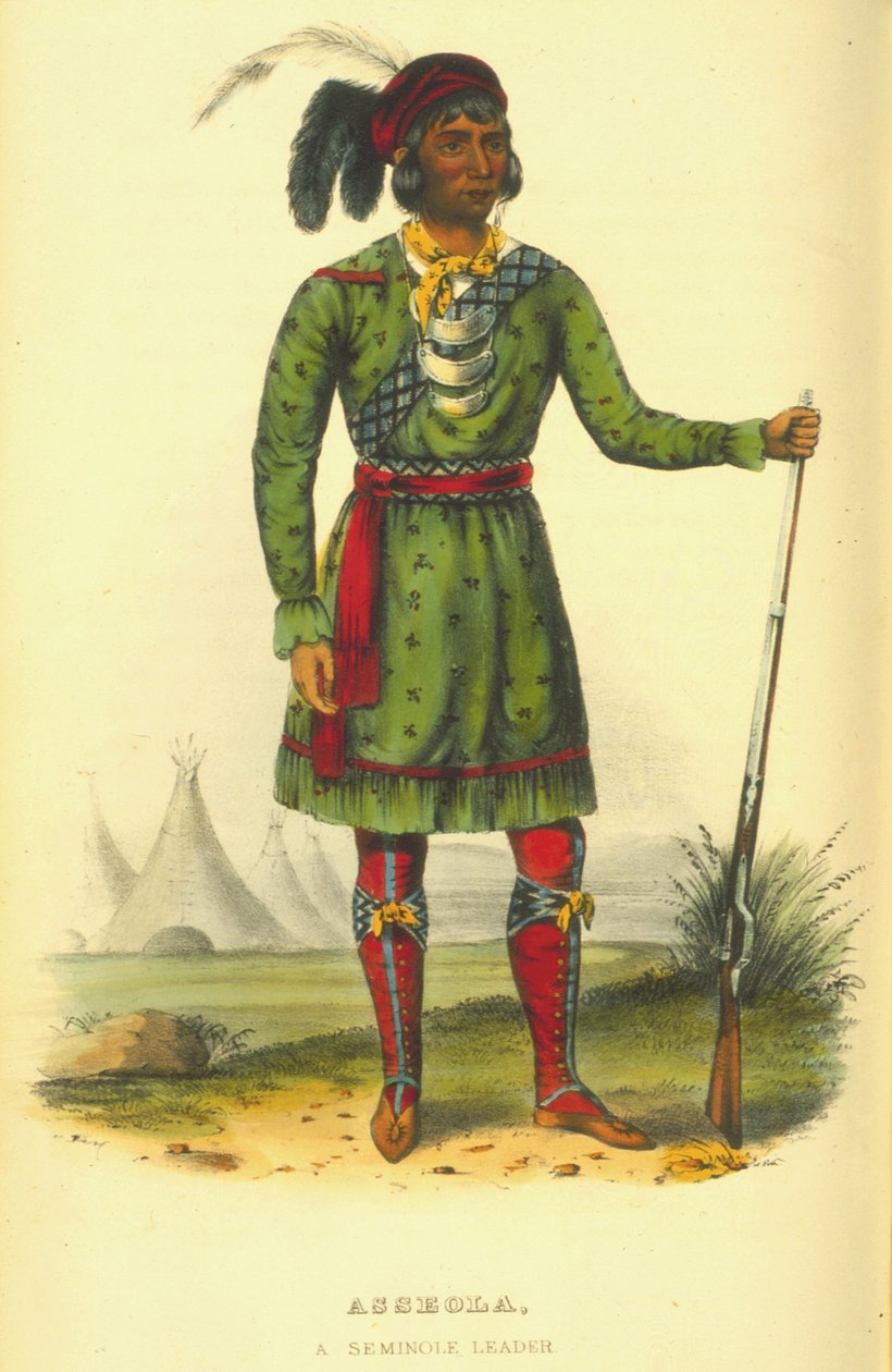 Asseola, ein Seminolenführer, 1870 von Thomas Loraine McKenney
