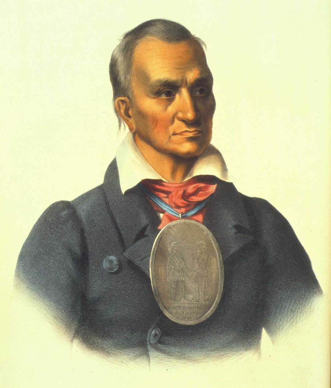 Roter Jacke, ein Seneca-Kriegshäuptling, 1854 von Thomas Loraine McKenney