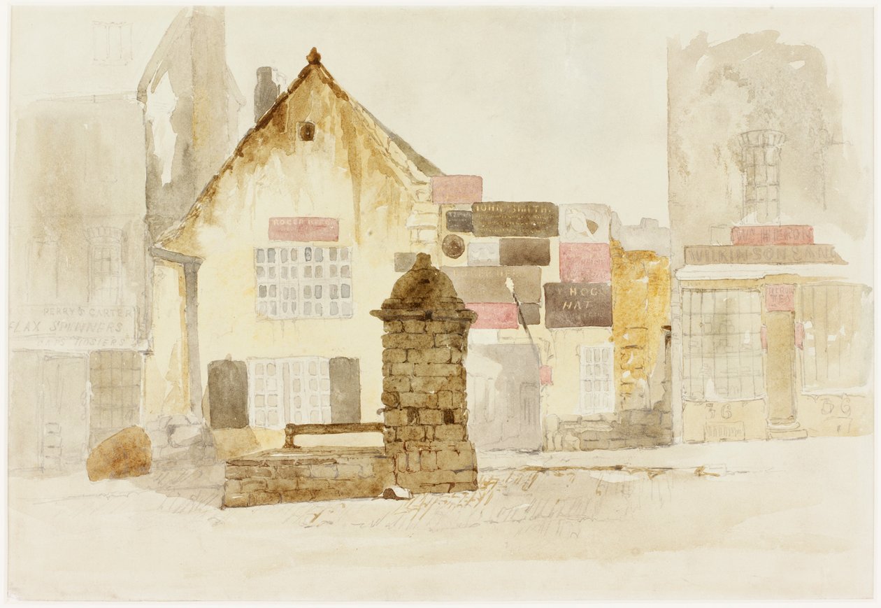 Der Bigg Market, Newcastle upon Tyne von Thomas Miles Richardson