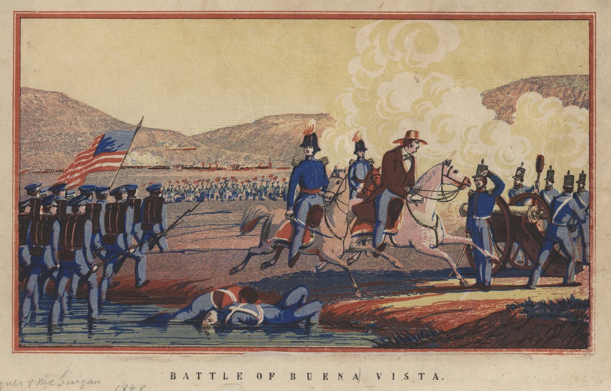 Schlacht von Buena Vista, 1848 von Thomas S. Wagner