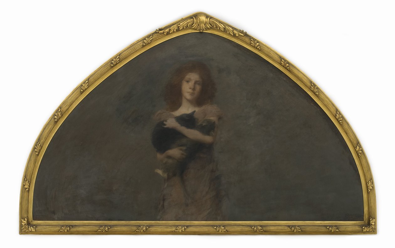 Frühes Porträt der Tochter des Künstlers, 1893-94 von Thomas Wilmer Dewing