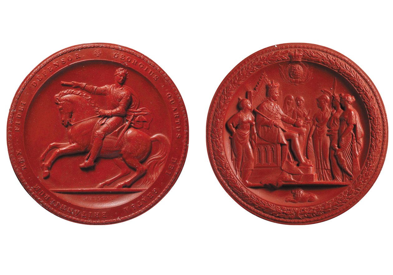 Großes Siegel von George IV, ca. 1821 von Thomas the Elder Wyon