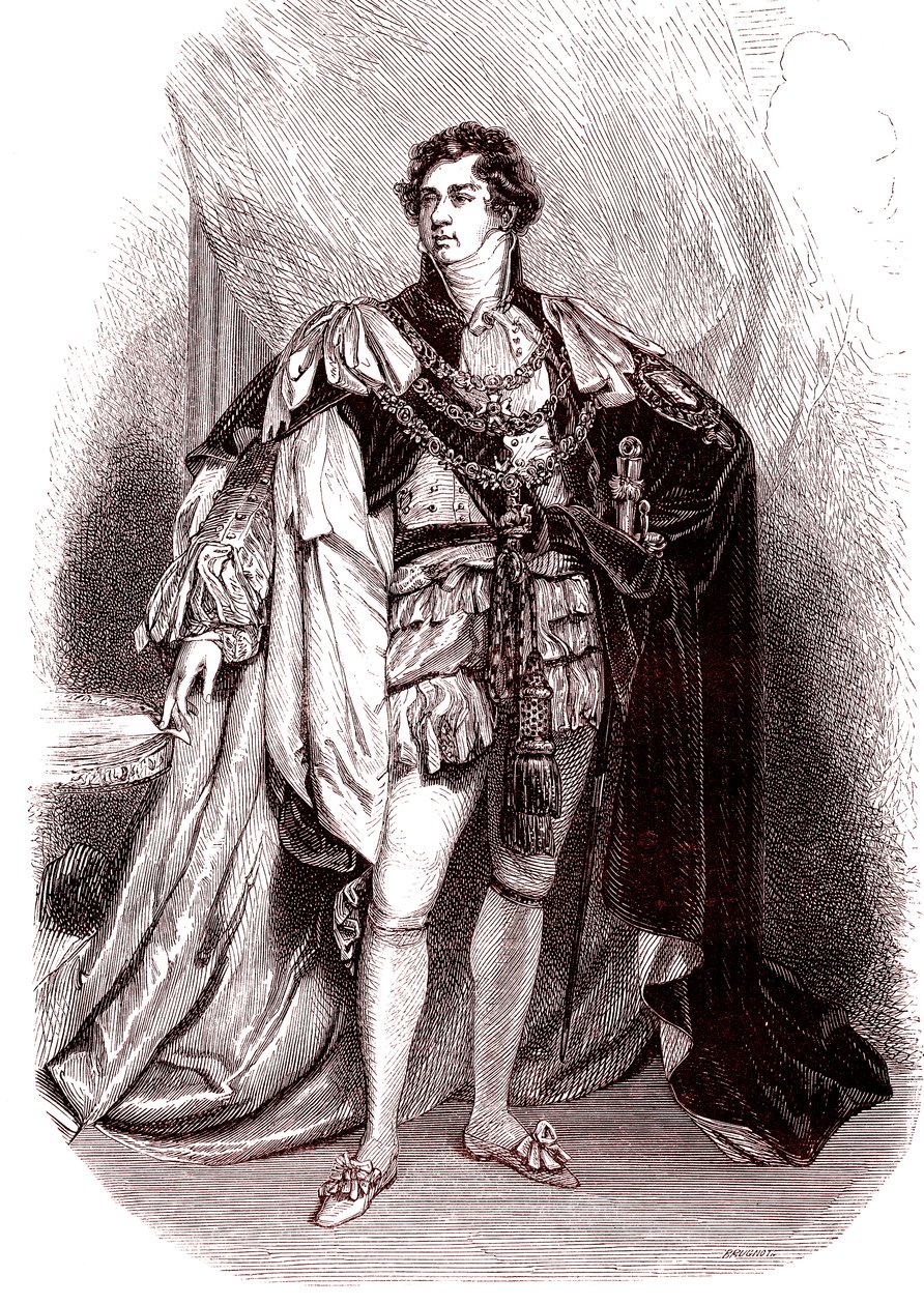 George IV, König von England von Thomas (after) Lawrence