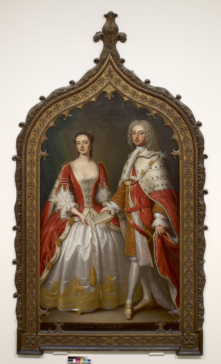 Thomas Fermor, 1. Earl of Pomfret und Henrietta Louisa, Countess of Pomfret, ca. 1750 von Thomas Bardwell