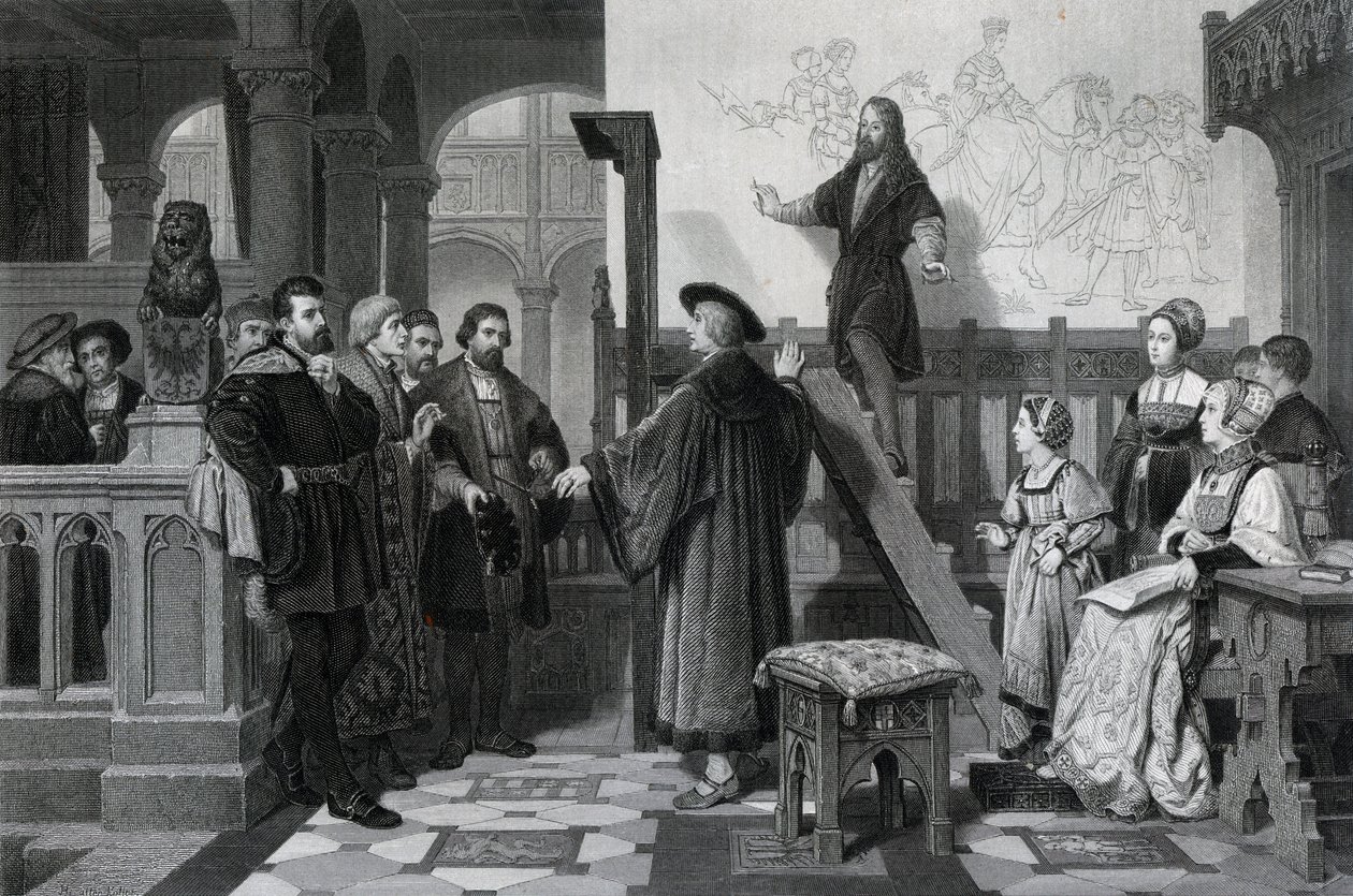 Der Kaiser Maximilian und Albrecht Dürer, frühes 16. Jahrhundert, 19. Jahrhundert von Thomas Brown