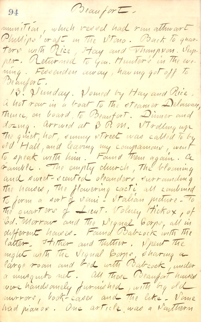 Thomas Butler Gunn Tagebücher - Band 20, Seite 104, 12. Juli 1862 von Thomas Butler Gunn