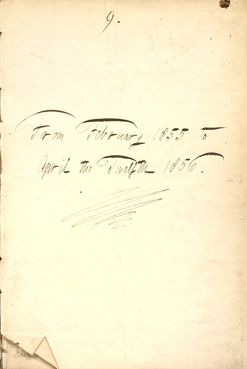 Thomas Butler Gunn Tagebücher - Band 7, Seite 5, 1855-1856 von Thomas Butler Gunn