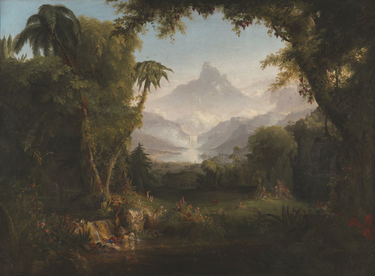 Der Garten Eden von Thomas Cole