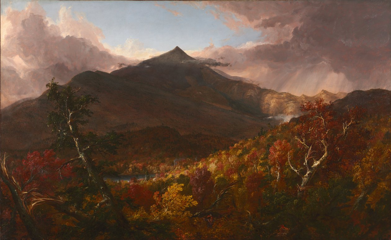 Ansicht des Schroon Mountain, Essex County, New York, nach einem Sturm von Thomas Cole
