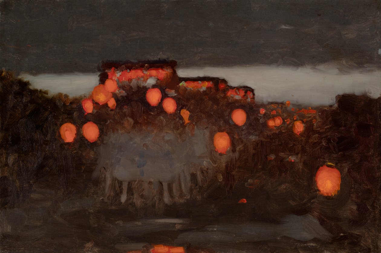 Laternenumzug von Thomas Cooper Gotch