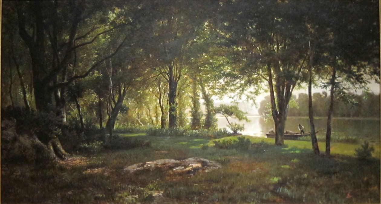 Landschaft, Fluss und Wald von Thomas Corwin Lindsay