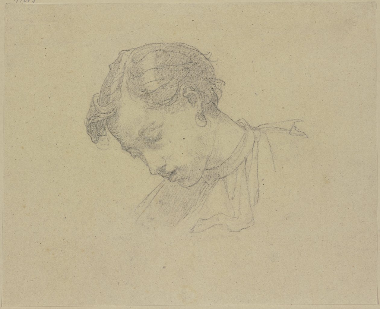 Kopf eines jungen Mannes von Thomas Couture