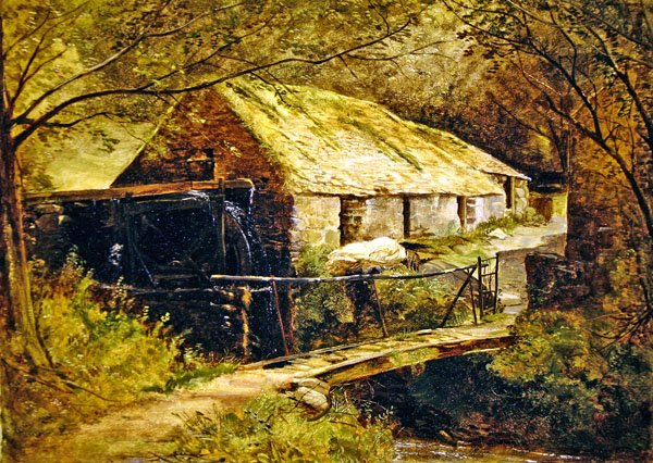 Dolgelly Mühle, Nordwales von Thomas Creswick