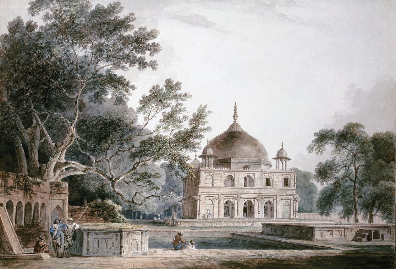 Das Mausoleum von Prinz Khusrau, Allahabad, Uttar Pradesh von Thomas Daniell