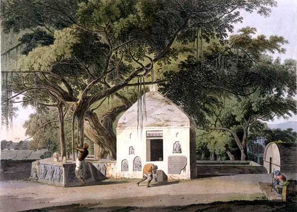 Der heilige Baum der Hindus, in Gyah, Bahar, aus 