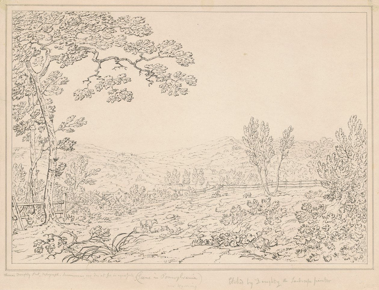 Landschaft in Pennsylvania von Thomas Doughty