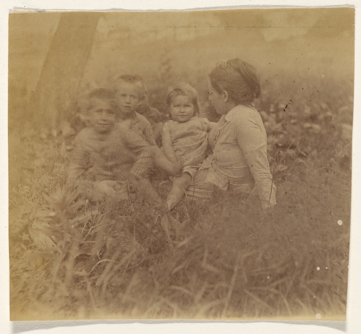 [Frances Eakins Crowell und vier ihrer Kinder] von Thomas Eakins