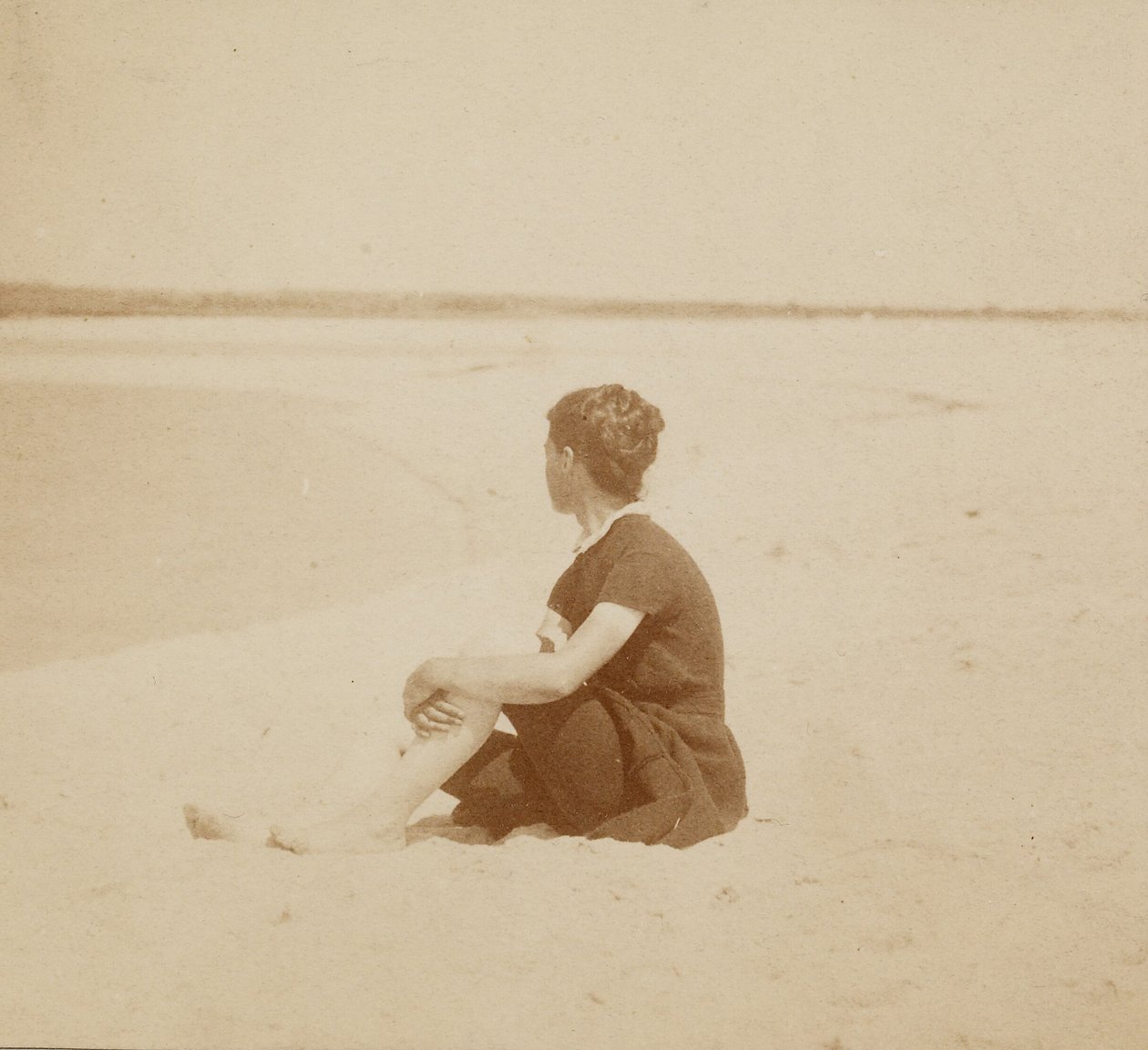 Mary Macdowell am Strand, Manasquan, New Jersey von Thomas Eakins