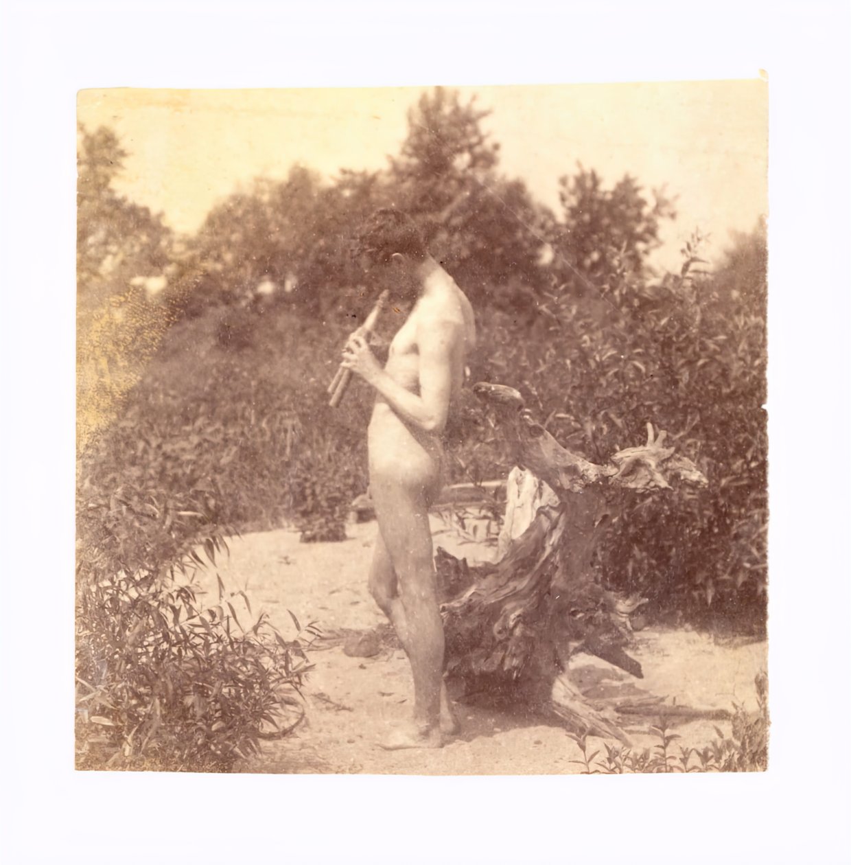 Stehender Pfeifer Studie für Arkadien, ca. 1883 von Thomas Eakins