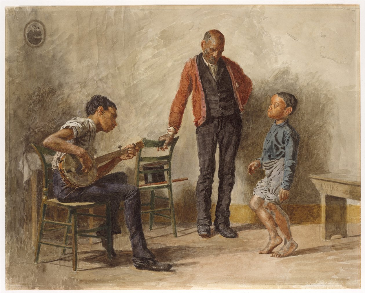 Die Tanzstunde von Thomas Eakins