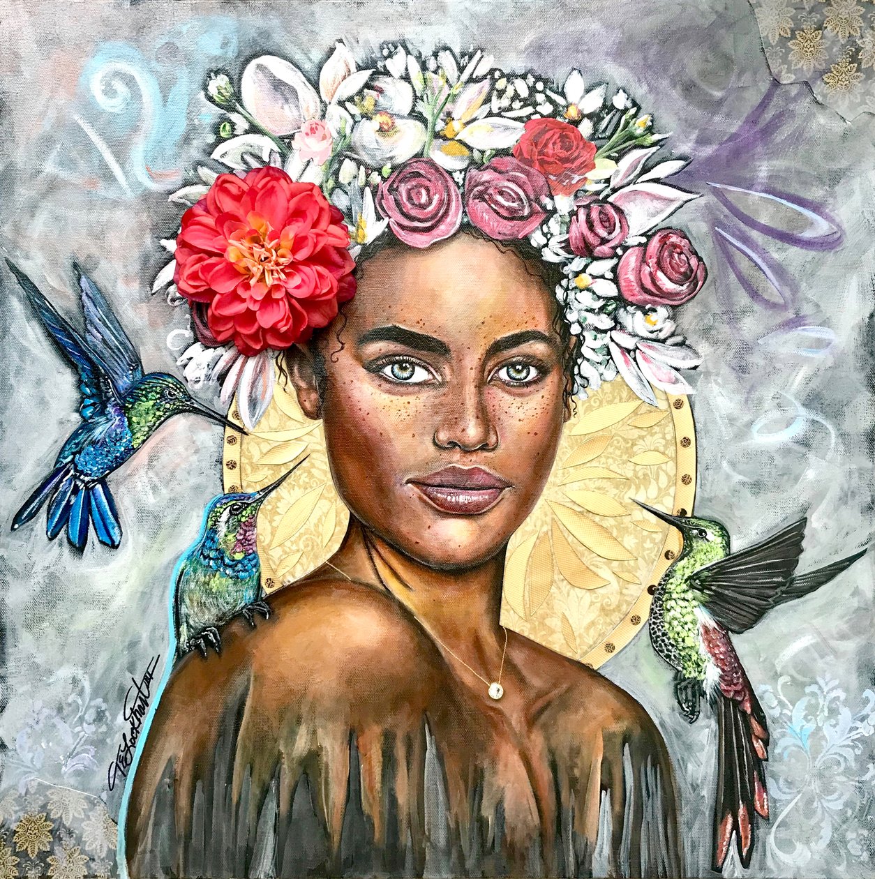 Königin Schönheit, 2019 von Thomas Elias Lockhart