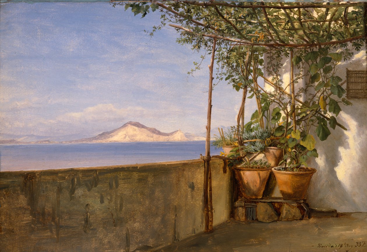Terrasse in Procida von Thomas Fearnley
