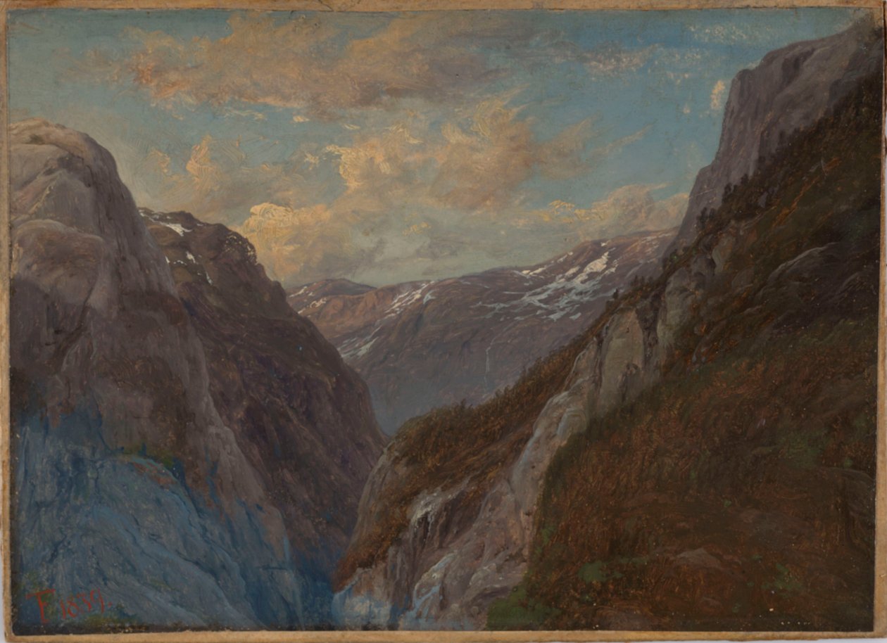 Der Berg Jordalsnuten in Sogn von Thomas Fearnley
