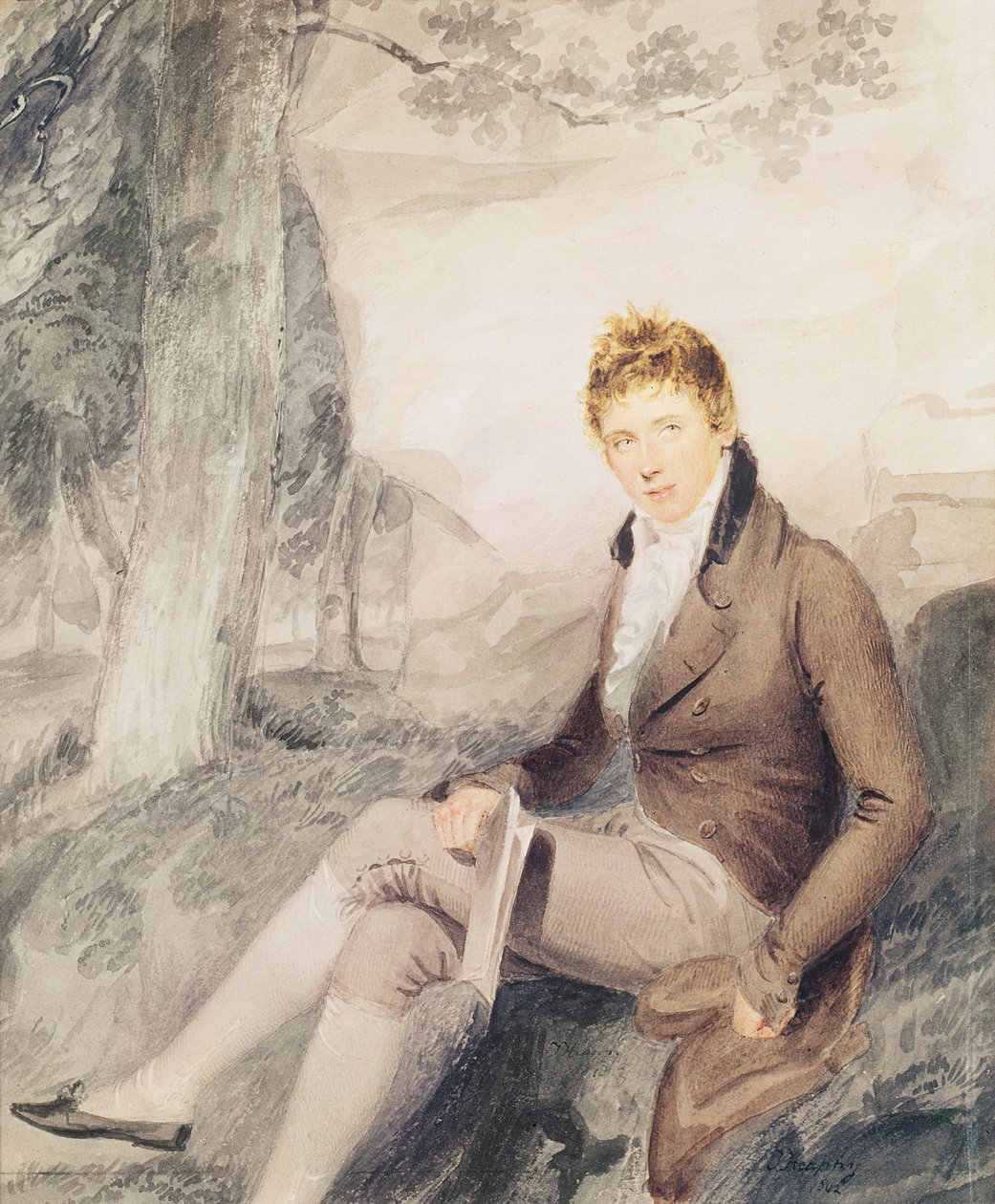 Porträt von Henry John Temple, 3. Viscount Palmerston, 1802 von Thomas Frank Heaphy