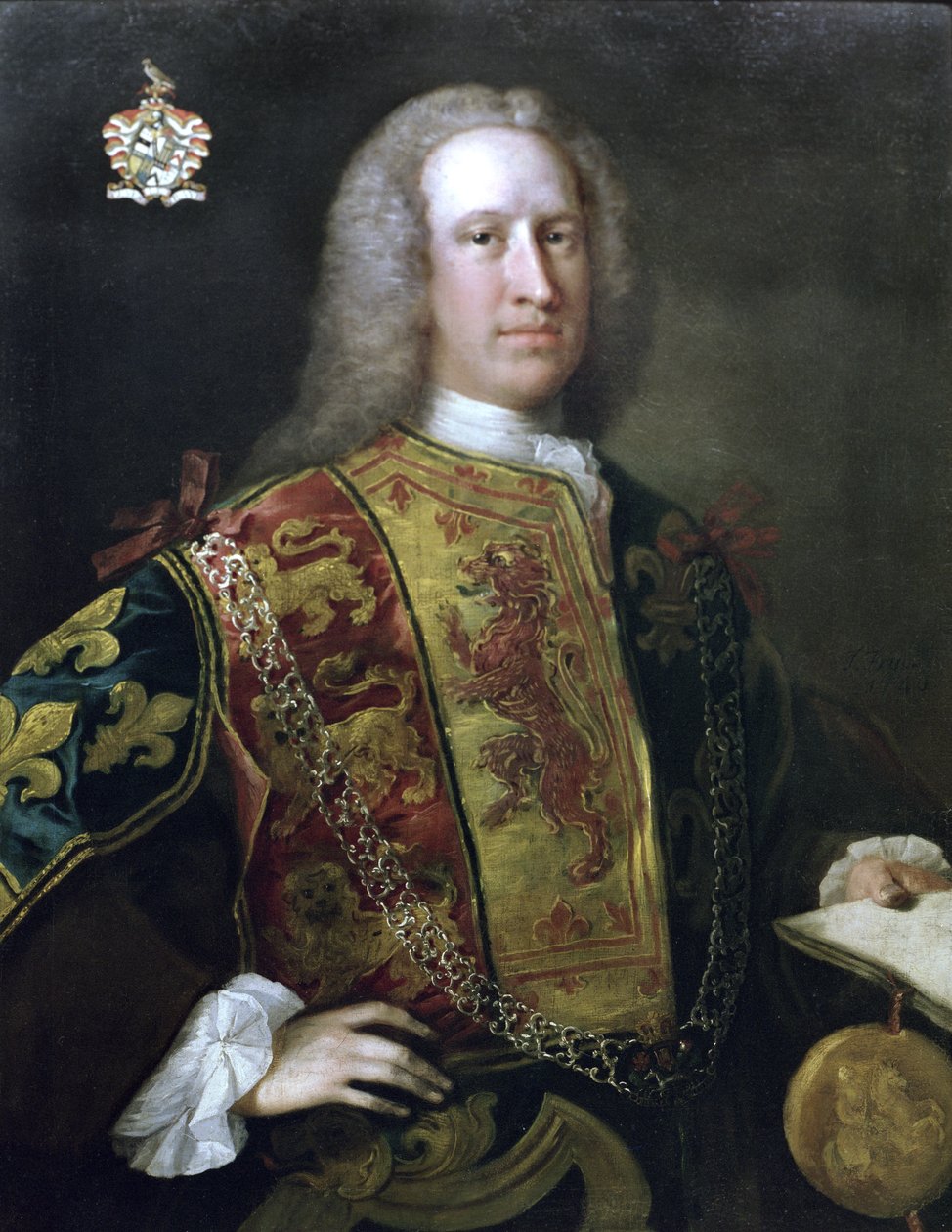 Sir Charles Townley, Garter King of Arms von Thomas Frye
