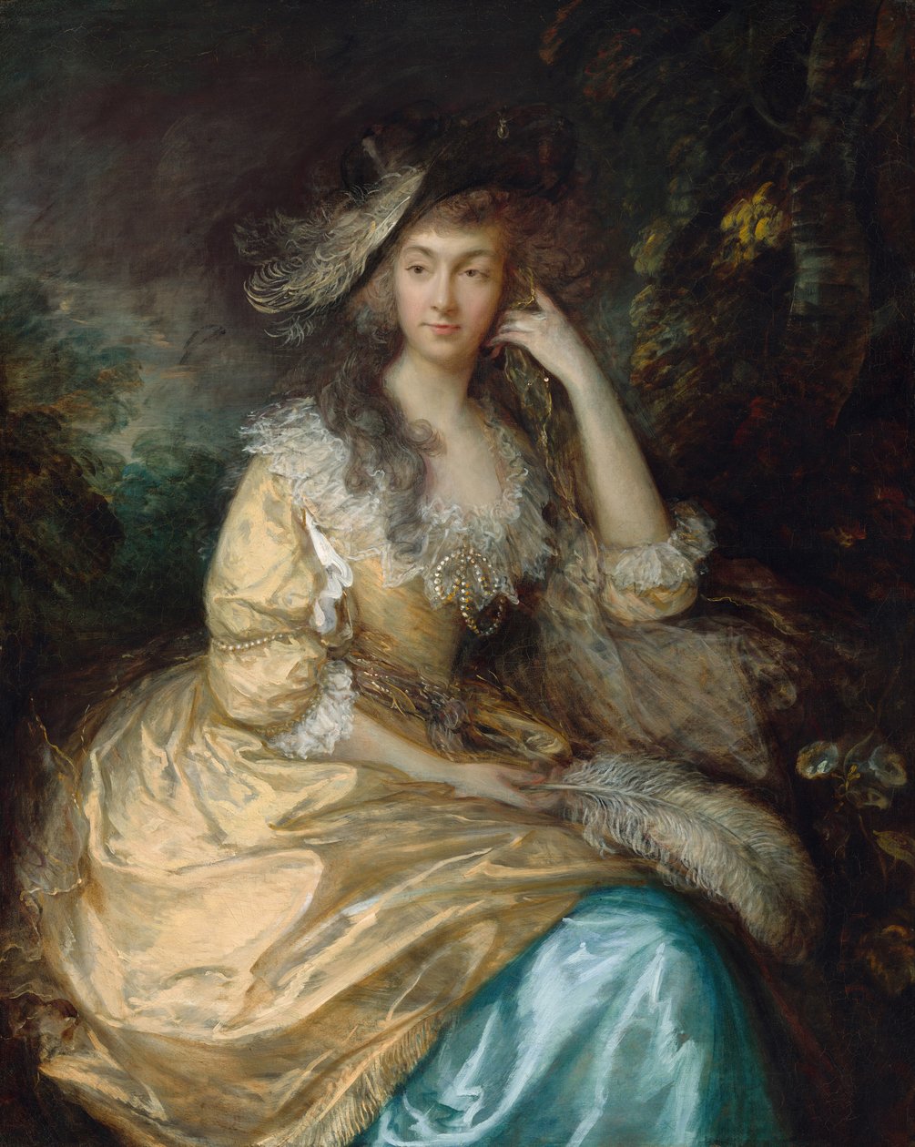 Frances Susanna, Lady de Dunstanville, ca. 1786 von Thomas Gainsborough