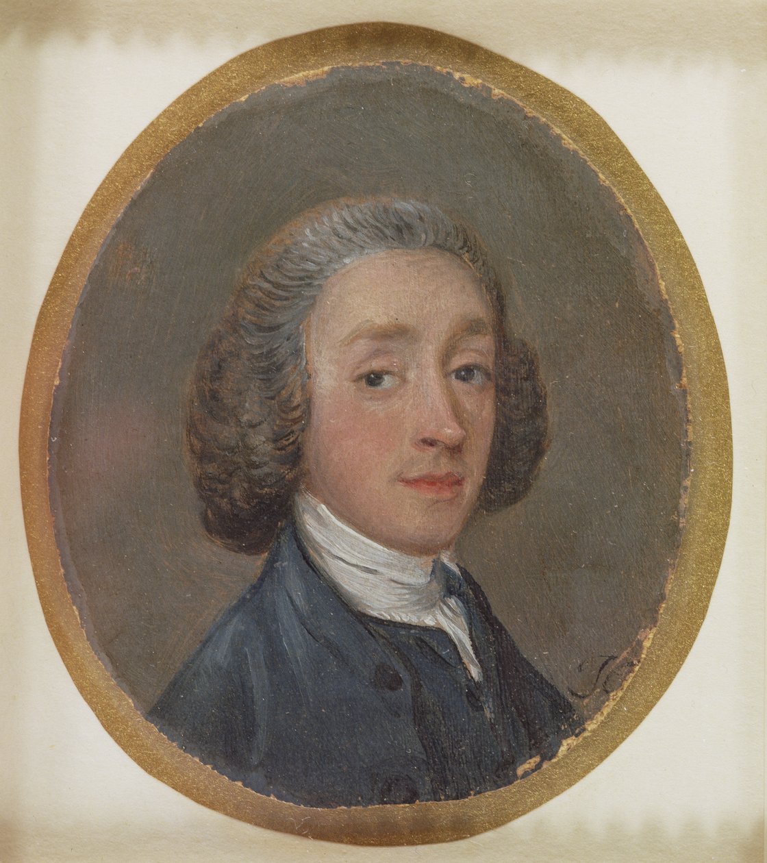 Porträt eines jungen Mannes mit gepudertem Haar von Thomas Gainsborough