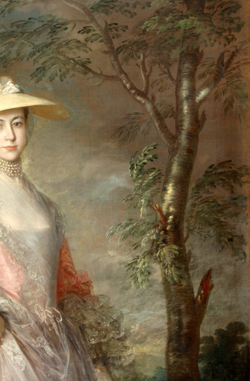 Baumdetail, aus einem Gemälde von Mary, Countess Howe, ca. 1760 von Thomas Gainsborough